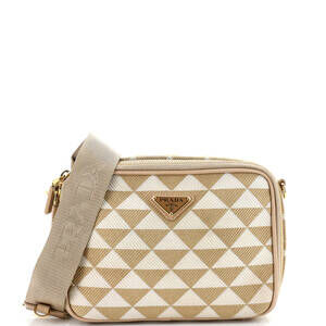 Prada Symbole Zip Around Shoulder Bag #222344P13B